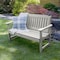 Highwood Usa 4ft Lehigh Garden Bench Outdoor Furniture for Patio, Backyard, Garden AD-BENW2-HGR - alternate 3